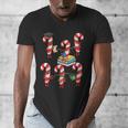 Bookmas Christmas Books Shirt Candy Cane Bookworm Men's V-Neck T-Shirt Bookmas Christmas Books Shirt Candy Cane Bookworm Men's V-Neck T-Shirt