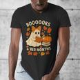 Books And BER Months Fall Librarian Reading Halloween Men's V-Neck T-Shirt Books And BER Months Fall Librarian Reading Halloween Men's V-Neck T-Shirt