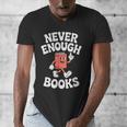 Books Or Book Reading Retro Men's V-Neck T-Shirt Books Or Book Reading Retro Men's V-Neck T-Shirt