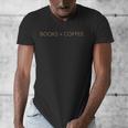 Books Coffee Men's V-Neck T-Shirt Books Coffee Men's V-Neck T-Shirt