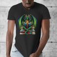 Books Dragon Reading Book Men's V-Neck T-Shirt
