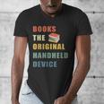 Books The Original Handheld Device Vintage Book Men's V-Neck T-Shirt