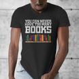 Never Too Many Books Read Book Reading Librarian Men Women Men's V-Neck T-Shirt Never Too Many Books Read Book Reading Librarian Men Women Men's V-Neck T-Shirt