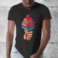 Books Reading Ice Cream Men's V-Neck T-Shirt