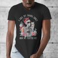 I Like My Books Spicy And My Coffee ICY Skeleton Women Men's V-Neck T-Shirt I Like My Books Spicy And My Coffee ICY Skeleton Women Men's V-Neck T-Shirt