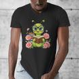 Bookworm Costume Kawaii Reading Worm For World Book Day Men's V-Neck T-Shirt Bookworm Costume Kawaii Reading Worm For World Book Day Men's V-Neck T-Shirt