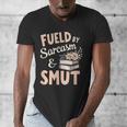 Bookworm Fueled By Sarcasm And Smut Book Reading Men's V-Neck T-Shirt Bookworm Fueled By Sarcasm And Smut Book Reading Men's V-Neck T-Shirt
