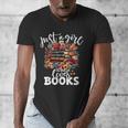 Bookworm For Women Just A Girl Who Loves Books Men's V-Neck T-Shirt Bookworm For Women Just A Girl Who Loves Books Men's V-Neck T-Shirt