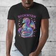 Bookwyrm Just a Girl Who Loves Dragons Books Dragon Reader Men's V-Neck T-Shirt Bookwyrm Just a Girl Who Loves Dragons Books Dragon Reader Men's V-Neck T-Shirt