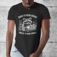 Born To Read Books Forced To Read Emails Bookish Racoon Men's V-Neck T-Shirt Born To Read Books Forced To Read Emails Bookish Racoon Men's V-Neck T-Shirt