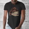 Boykin Spaniel Books Dog Breed Graphic Men's V-Neck T-Shirt Boykin Spaniel Books Dog Breed Graphic Men's V-Neck T-Shirt
