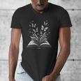Butterflies And Book Lovers Reading Bookworm Men's V-Neck T-Shirt Butterflies And Book Lovers Reading Bookworm Men's V-Neck T-Shirt