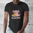 Caffelotl Cute Axolotl Pun Coffee Book Lover Kawaii Humor Men's V-Neck T-Shirt Caffelotl Cute Axolotl Pun Coffee Book Lover Kawaii Humor Men's V-Neck T-Shirt