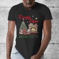 Candy Cane Book Club Holiday Party & Book Exchange Men's V-Neck T-Shirt