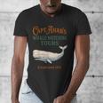 Captain Ahab’s Whale Watching Tours – Moby Book Parody Men's V-Neck T-Shirt
