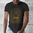 Cats And Books Because People Are Overrated Men's V-Neck T-Shirt Cats And Books Because People Are Overrated Men's V-Neck T-Shirt