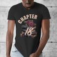 Chapter 18 18th Birthday Women Book Lovers Its My Birthday Men's V-Neck T-Shirt Chapter 18 18th Birthday Women Book Lovers Its My Birthday Men's V-Neck T-Shirt