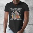 Chasing That Scholastic Book Fair Feeling Apparel Men's V-Neck T-Shirt Chasing That Scholastic Book Fair Feeling Apparel Men's V-Neck T-Shirt
