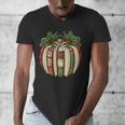 Christmas Book Ornament Bookworm Book Lover Men Women Men's V-Neck T-Shirt