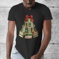 Christmas Book Tree Coquette Bow Xmas Reading Librarian Girl Men's V-Neck T-Shirt Christmas Book Tree Coquette Bow Xmas Reading Librarian Girl Men's V-Neck T-Shirt