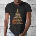 Christmas Tree Bookshelf Book Lover Library Men's V-Neck T-Shirt Christmas Tree Bookshelf Book Lover Library Men's V-Neck T-Shirt
