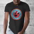 Clifford The Big Red Dog Round Distressed Logo Kids Books Men's V-Neck T-Shirt Clifford The Big Red Dog Round Distressed Logo Kids Books Men's V-Neck T-Shirt