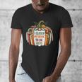 I Closed My Book To Be Here Fall Pumpkin Men's V-Neck T-Shirt I Closed My Book To Be Here Fall Pumpkin Men's V-Neck T-Shirt