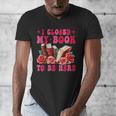 I Closed My Book To Be Here Valentines Book Lover Bookish Men's V-Neck T-Shirt I Closed My Book To Be Here Valentines Book Lover Bookish Men's V-Neck T-Shirt
