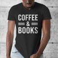 Coffee & Books Lover Coffee And Books Men's V-Neck T-Shirt