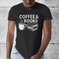 Coffee & Books Men's V-Neck T-Shirt