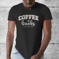 Coffee And Books i Love Them Both Men's V-Neck T-Shirt