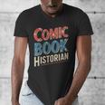 Comic Book Historian Vintage Comic Book Collector Men's V-Neck T-Shirt Comic Book Historian Vintage Comic Book Collector Men's V-Neck T-Shirt