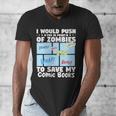 Comics Collecting Book Collector Guide Comics Lover Men's V-Neck T-Shirt Comics Collecting Book Collector Guide Comics Lover Men's V-Neck T-Shirt