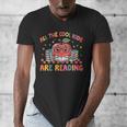 All The-Cool Kids Are Reading Book Lover Librarian Bookworm Men's V-Neck T-Shirt All The-Cool Kids Are Reading Book Lover Librarian Bookworm Men's V-Neck T-Shirt