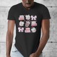 Coquette Bow Book Coffee Valentines Bookish Library Teacher Men's V-Neck T-Shirt Coquette Bow Book Coffee Valentines Bookish Library Teacher Men's V-Neck T-Shirt