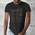 Cozy Bookish Fall Vibes Pumpkin Latte Books Autumn Reading Men's V-Neck T-Shirt Cozy Bookish Fall Vibes Pumpkin Latte Books Autumn Reading Men's V-Neck T-Shirt