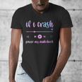 If I Crash Pause My Audiobook Listener Bookish Book Lover Men's V-Neck T-Shirt
