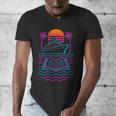 Cruise Ship Vacations Reading Book Lovers Sunset Men's V-Neck T-Shirt Cruise Ship Vacations Reading Book Lovers Sunset Men's V-Neck T-Shirt
