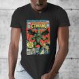 Cthulhu Lord Of Madness Vintage Comic Book Cover Men's V-Neck T-Shirt Cthulhu Lord Of Madness Vintage Comic Book Cover Men's V-Neck T-Shirt