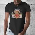 Cute Baby Highland Cow Reading Book Lover Toddler Men's V-Neck T-Shirt Cute Baby Highland Cow Reading Book Lover Toddler Men's V-Neck T-Shirt