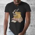Cute Dragon Be Kind Stay Weird Read Books Men's V-Neck T-Shirt