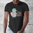 Cute Pigeon This Is My Book Character Costume For Reading Men's V-Neck T-Shirt