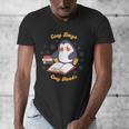 Cute Xmas Book Lover Penguin Reading Cosy Days Cosy Reads Men's V-Neck T-Shirt