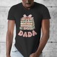Dada Book First Chapter Birthday Family Matching Party Men's V-Neck T-Shirt