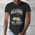 Day Without Reading Read Librarian Book Men Women Kids Men's V-Neck T-Shirt Day Without Reading Read Librarian Book Men Women Kids Men's V-Neck T-Shirt