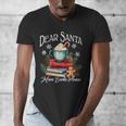 Dear Santa More Book Please Christmas Book Librarian Men's V-Neck T-Shirt Dear Santa More Book Please Christmas Book Librarian Men's V-Neck T-Shirt