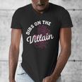 Dibs On The Villain Dark Romance Books Skeleton Morally Grey Men's V-Neck T-Shirt