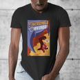 Disney Pixar The Incredibles Omnidroid Comic Book Cover Men's V-Neck T-Shirt