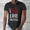 I Don't Like People Introvert Small Men's V-Neck T-Shirt