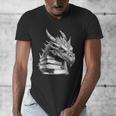 Dragon Book Men's V-Neck T-Shirt Dragon Book Men's V-Neck T-Shirt